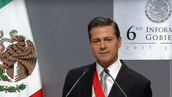 Peña Nieto ofrece mensaje por Sexto Informe de Gobierno