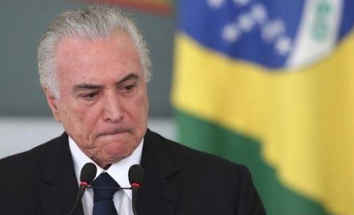 Detienen al ex presidente de Brasil, Michel Temer, por caso Lava Jato