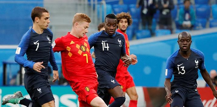 Francia derrotó 1-0 a Bélgica y avanzó a la final de Rusia 2018