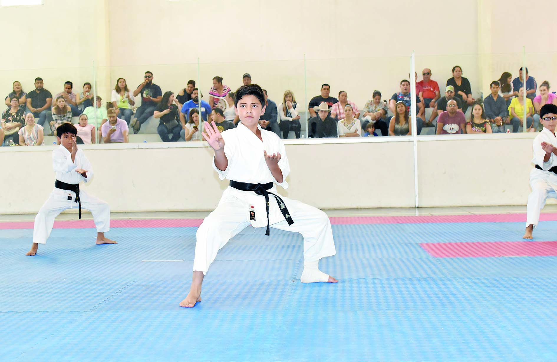 Karatekas presentan examen