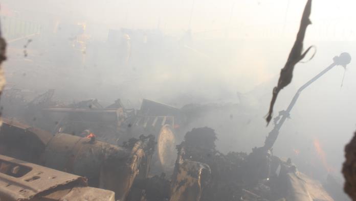 Arde recicladora en la Buenos Aires