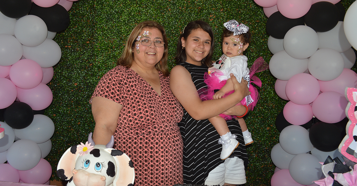 Zasha Monserrat  celebra su primer añito de vida