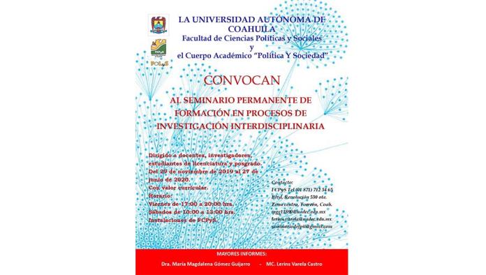 Invitan a seminario en Torreón