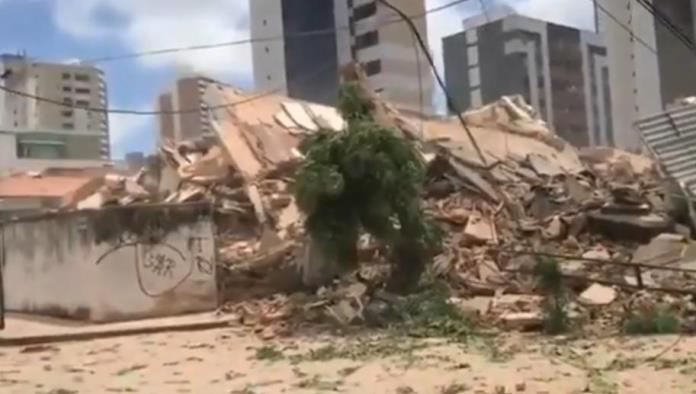 Se derrumba edificio de siete pisos en Brasil