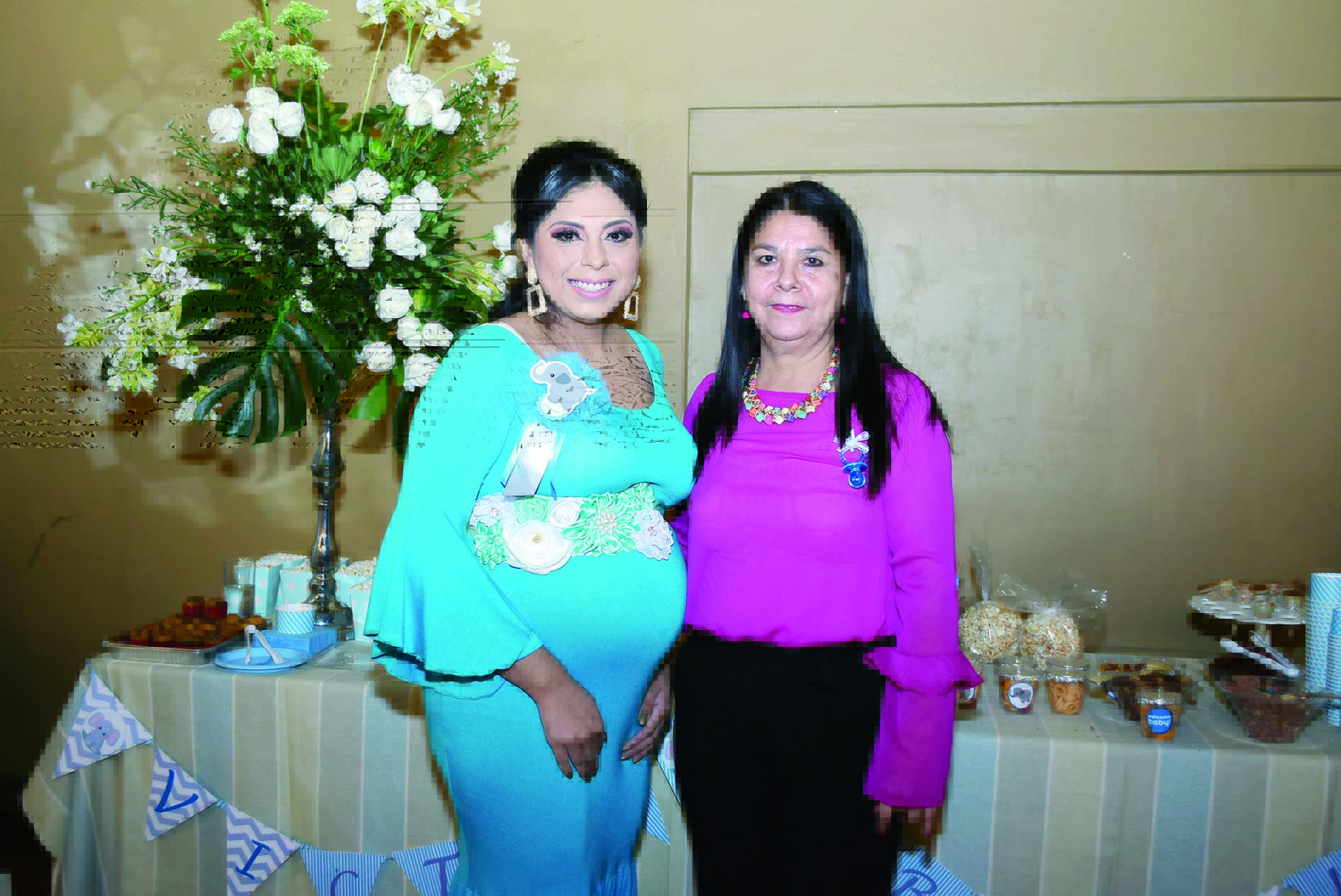 Dulce baby shower para Claudia