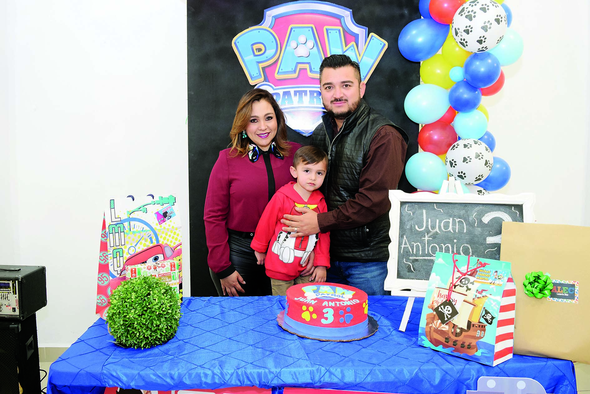 Juan Antonio celebró su tercer aniversario