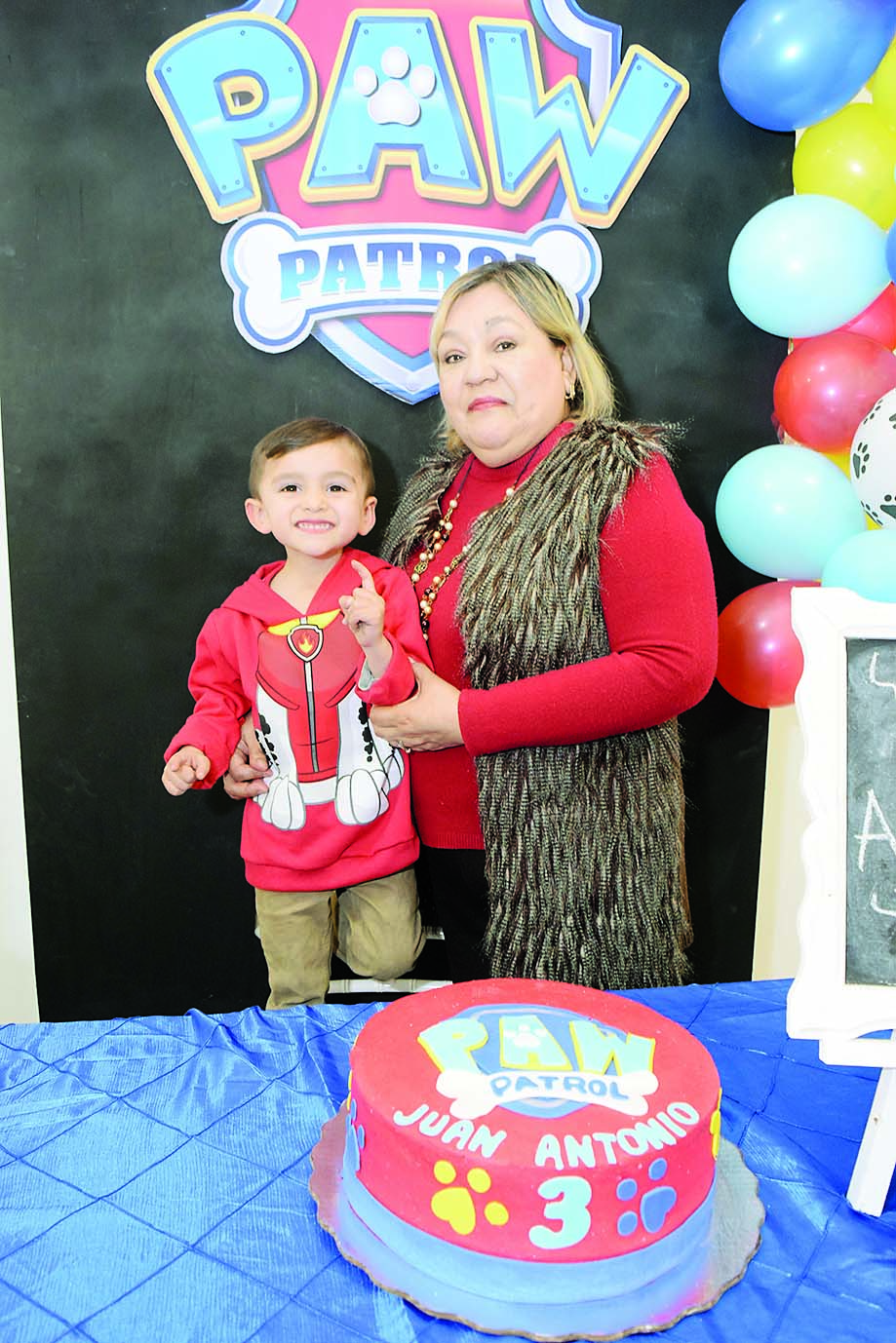 Juan Antonio celebró su tercer aniversario