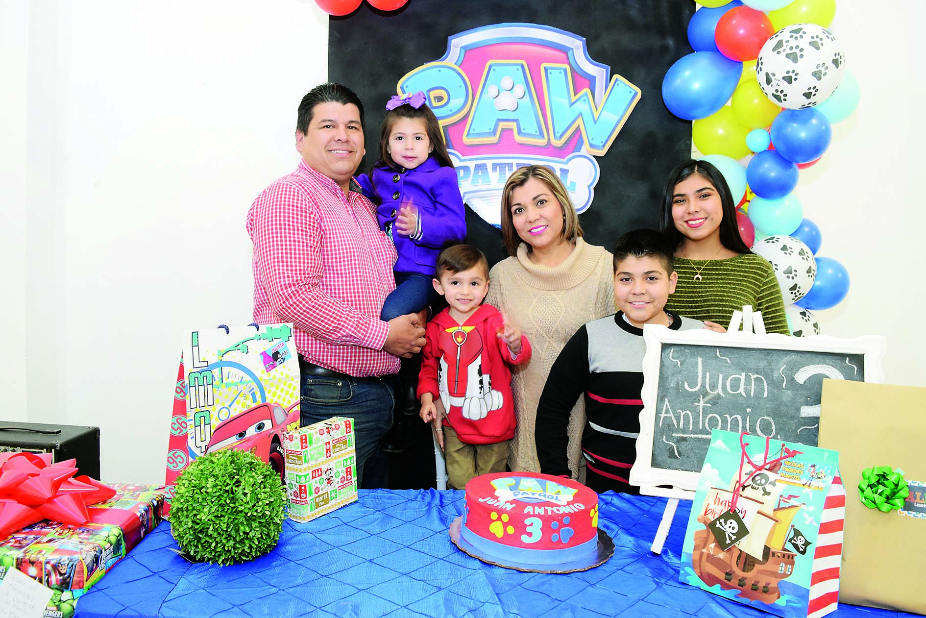 Juan Antonio celebró su tercer aniversario