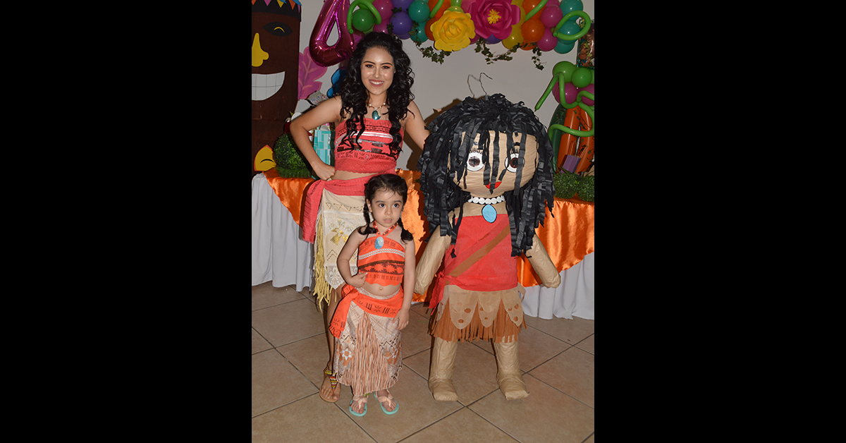 Fátima García Celebra al estilo de Moana