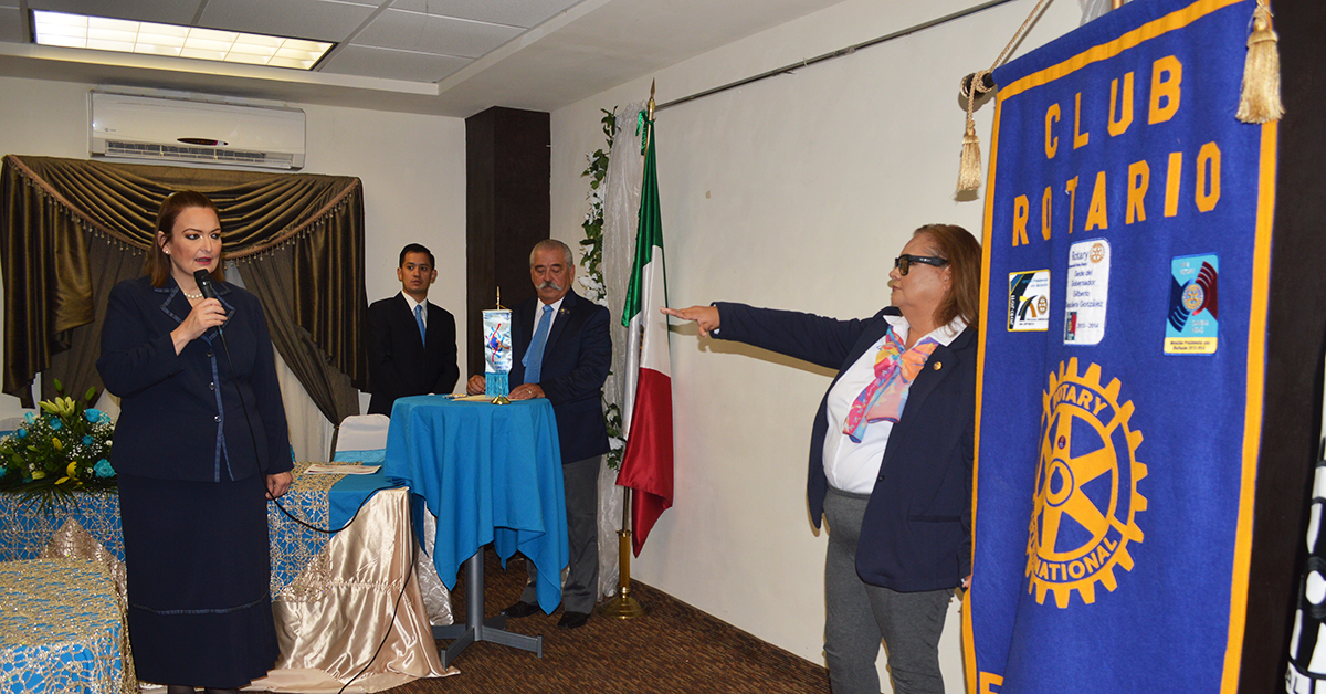 Club Rotario Empresarial Piedras Negras realizan cambio de mesa directiva