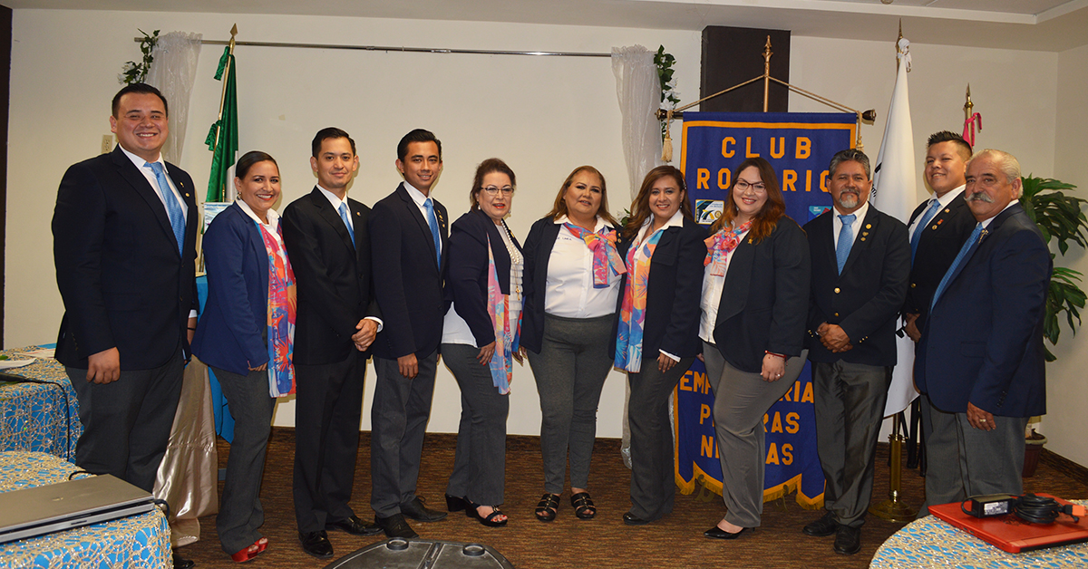 Club Rotario Empresarial Piedras Negras realizan cambio de mesa directiva