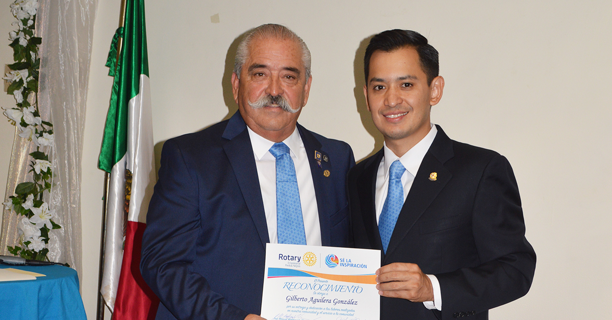 Club Rotario Empresarial Piedras Negras realizan cambio de mesa directiva