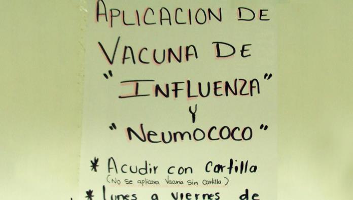 Tiene ISSSTE 550 vacunas contra Influenza