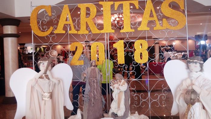 Cáritas de Acuña realiza Vigésimo Bazar Navideño