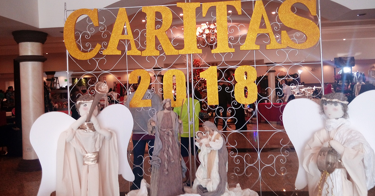 Cáritas de Acuña realiza Vigésimo Bazar Navideño