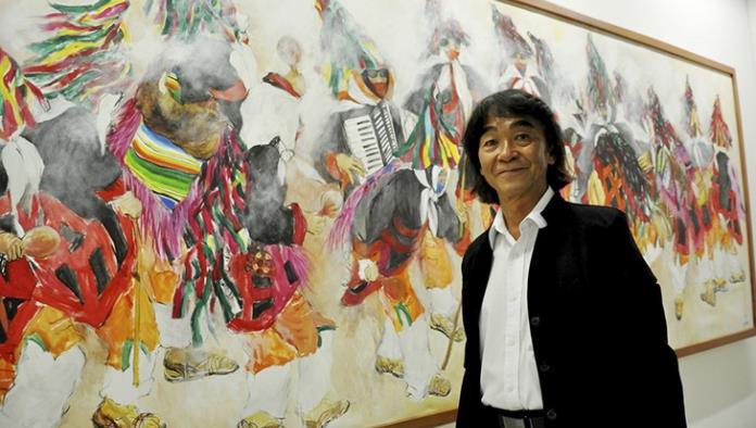 Pintor mexicano Akio Hanafuji expone en galería parisina