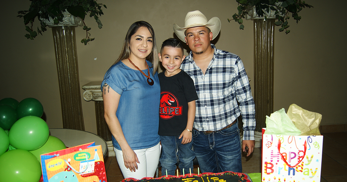 Felipe celebra sus cinco añitos