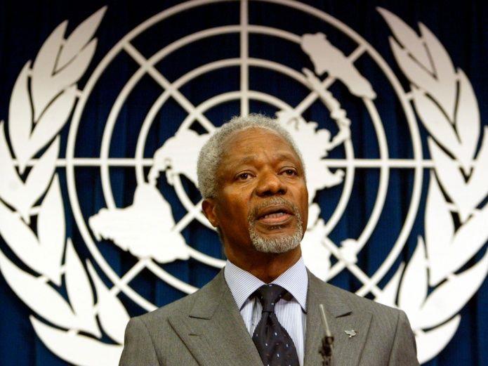 Muere Kofi Annan, exsecretario de la ONU y Nobel de la Paz