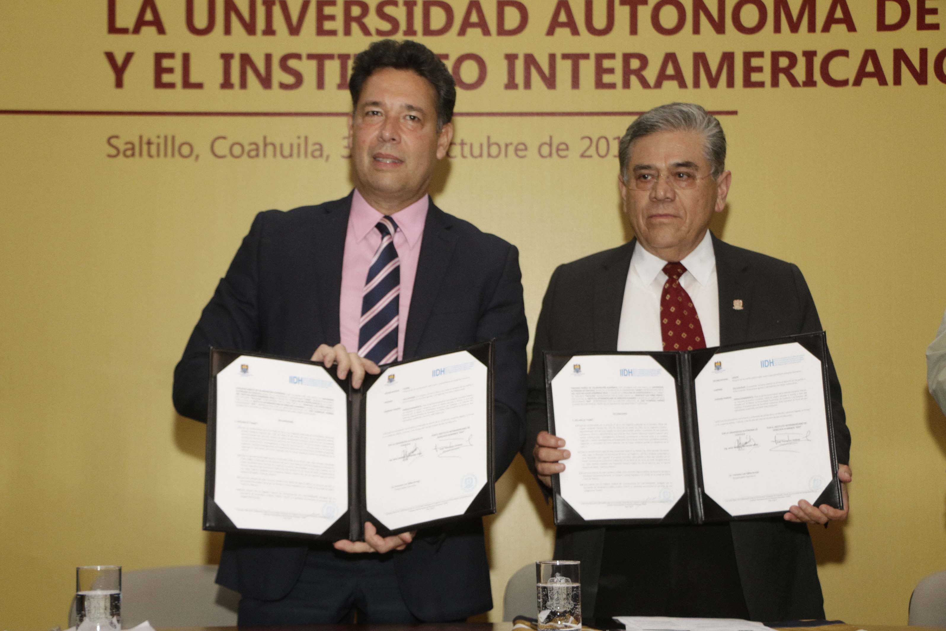 Firma UAC convenio de colaboración con IIDH