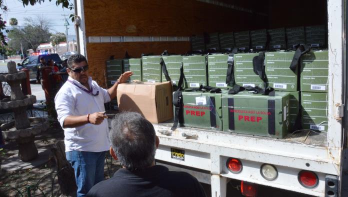 Llegan a Monclova paquetes electorales