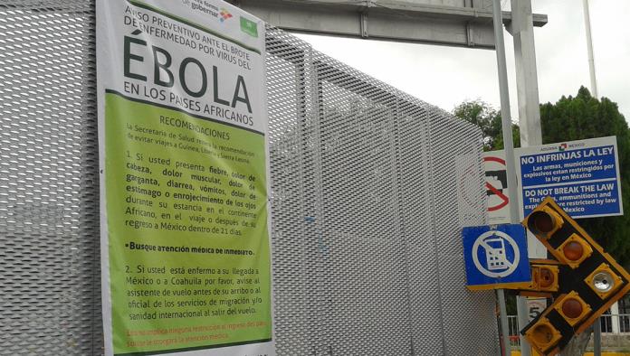 Descartan ébola