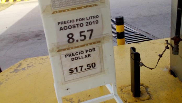 Baja precio del gas 4 pesos en un año