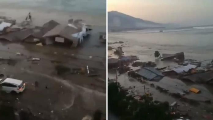 Tsunami golpea ciudad de Indonesia