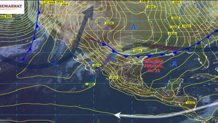 Frente frío #22 traerá bajas temperaturas, heladas y algo de lluvia