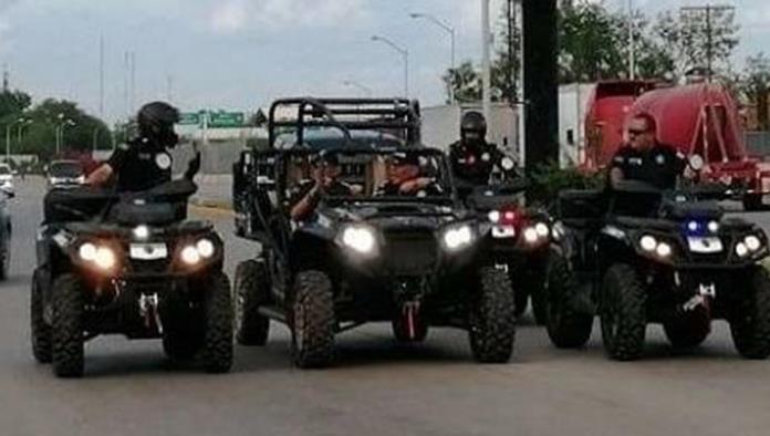 Federales patrullan Río Bravo