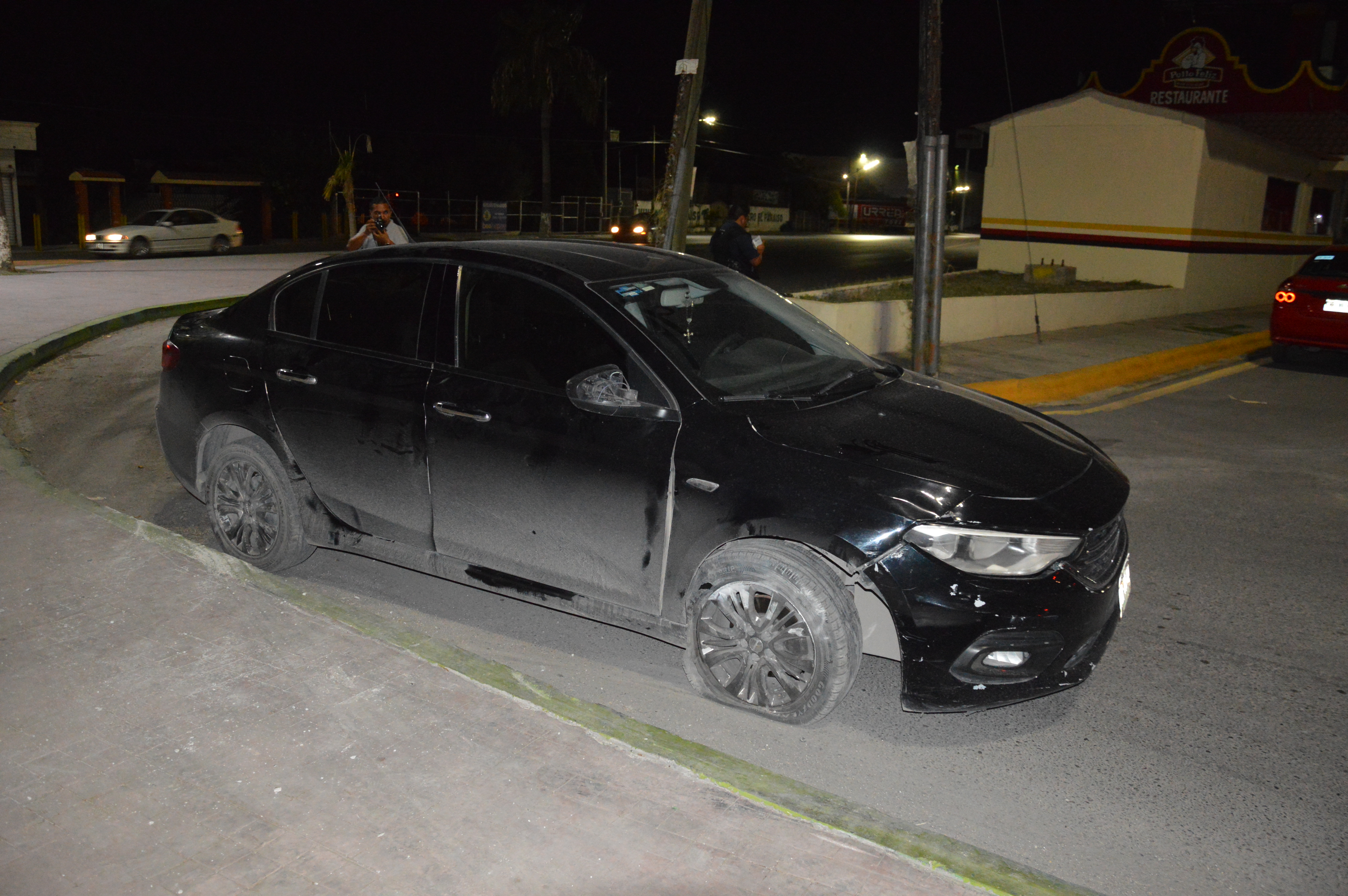 Choca contra plaza de la Prosperidad