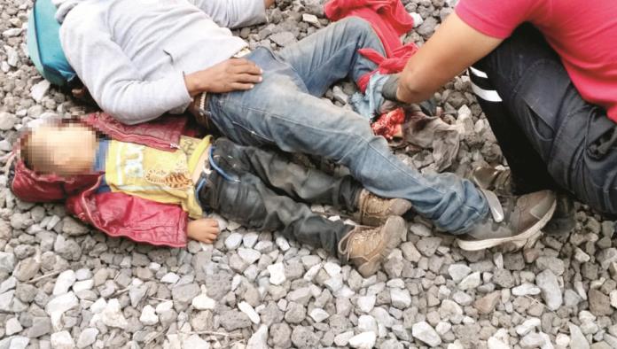 Mutila tren a papá migrante; Niño ileso… ¡de milagro!