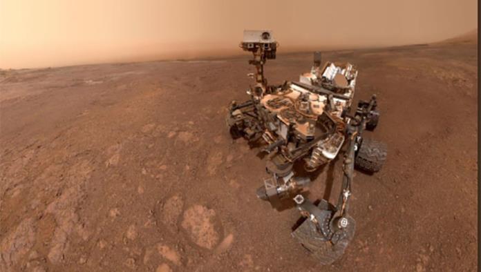 NASA difunde imágenes en 360° tomadas por el robot Curiosity en Marte