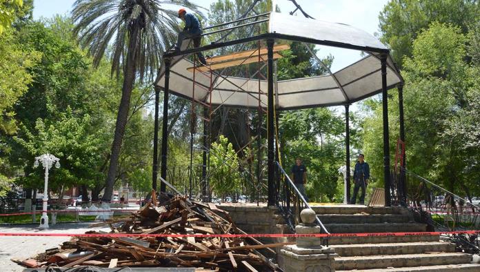 Restaurarán kiosco de San Buena con 800 mil