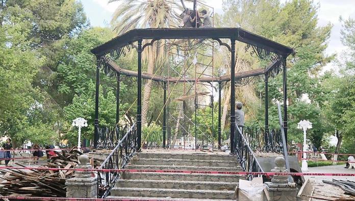 Inicia rehabilitación de kiosco de San Buena