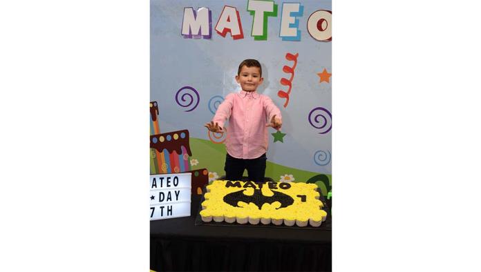 Mateo en su fiesta de 7 años