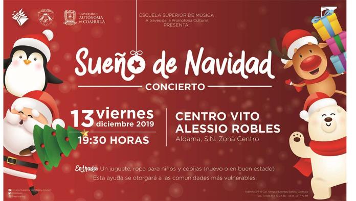 Invita la UAdeC a concierto navideño