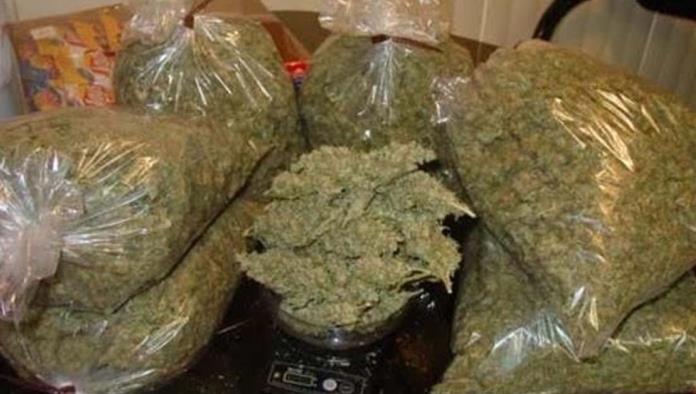 Traía 17 bolsitas con marihuana