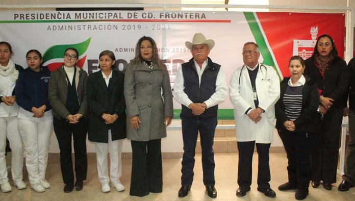 Instalan módulo de salud en presidencia