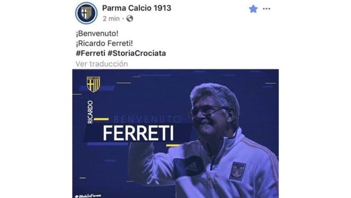 ‘Tuca’ Ferreti nuevo entrenador del Parma