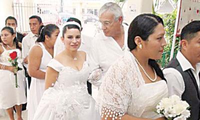 Realizarán en Febrero bodas comunitarias