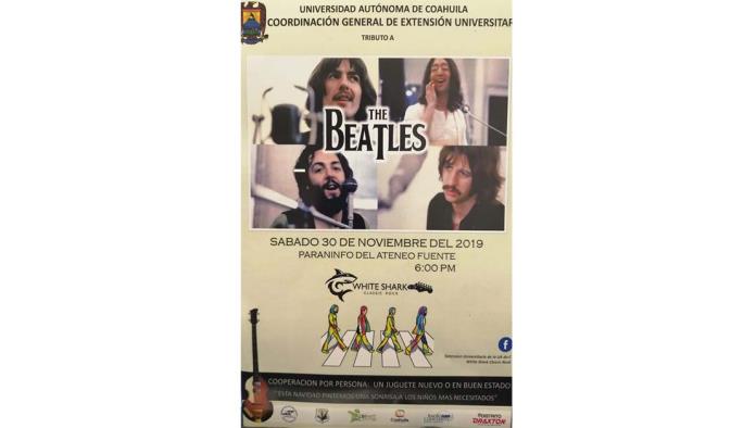 Invita UAdeC a disfrutar del Concierto Tributo a The Beatles