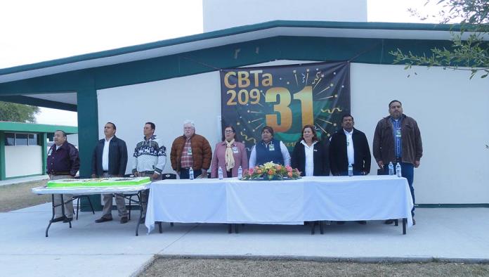 Celebra CBTA 209 31 años de educar