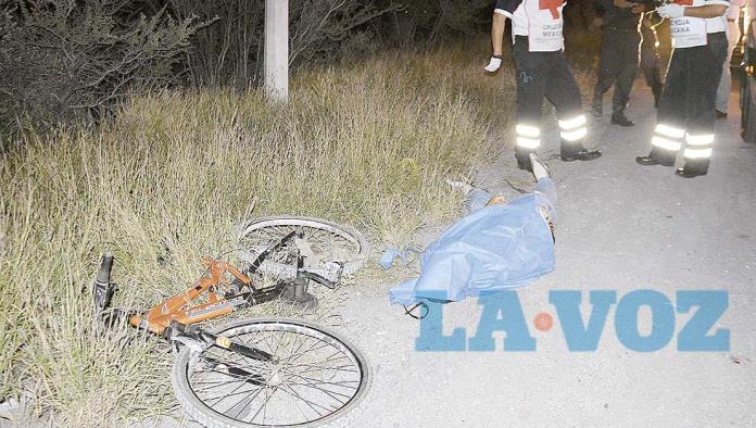 Caída mató a ciclista