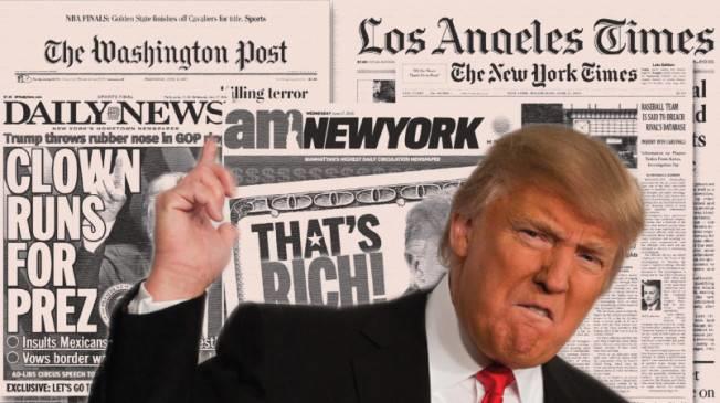 Prensa se une contra Trump en Estados Unidos