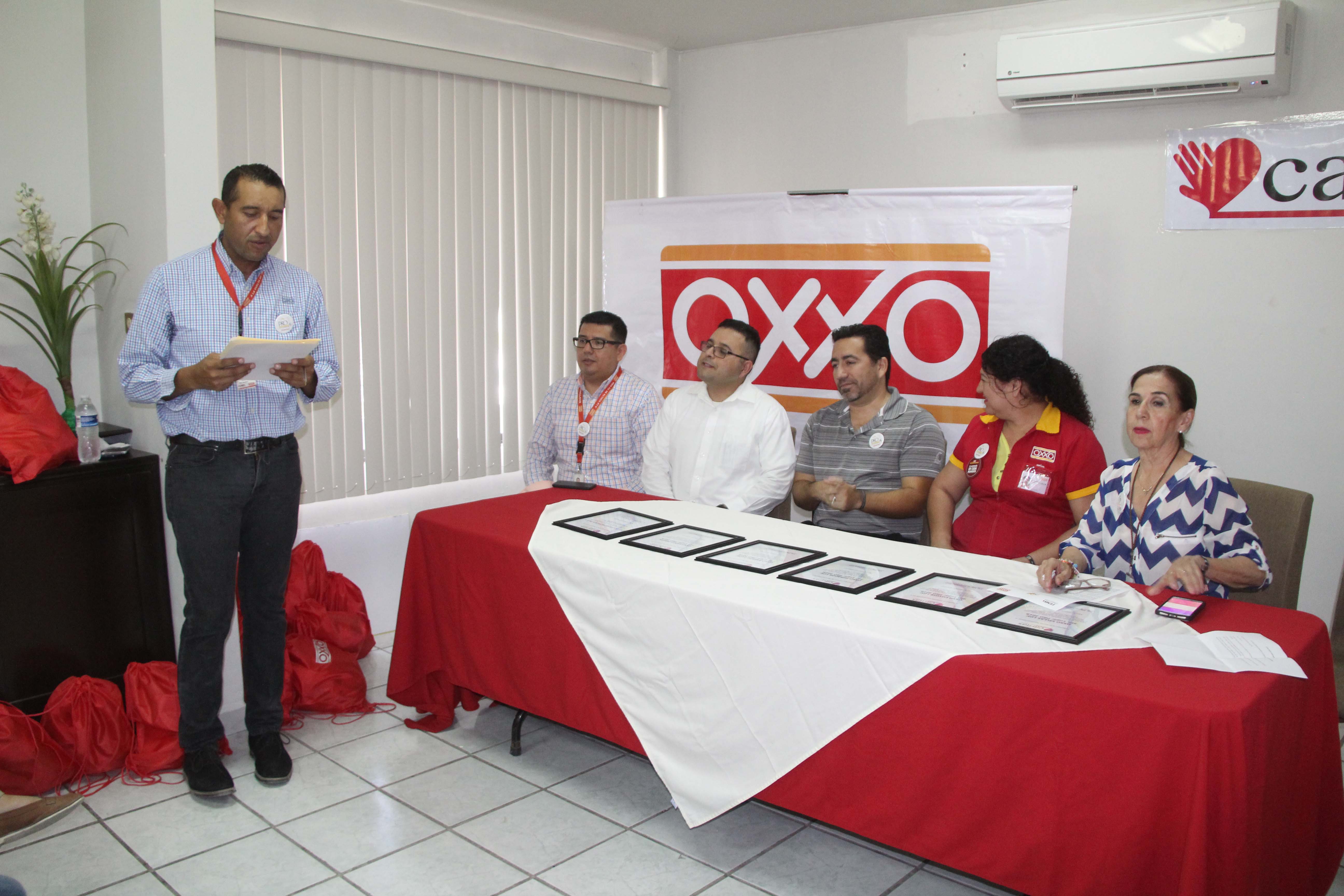 Entrega Oxxo redondeo