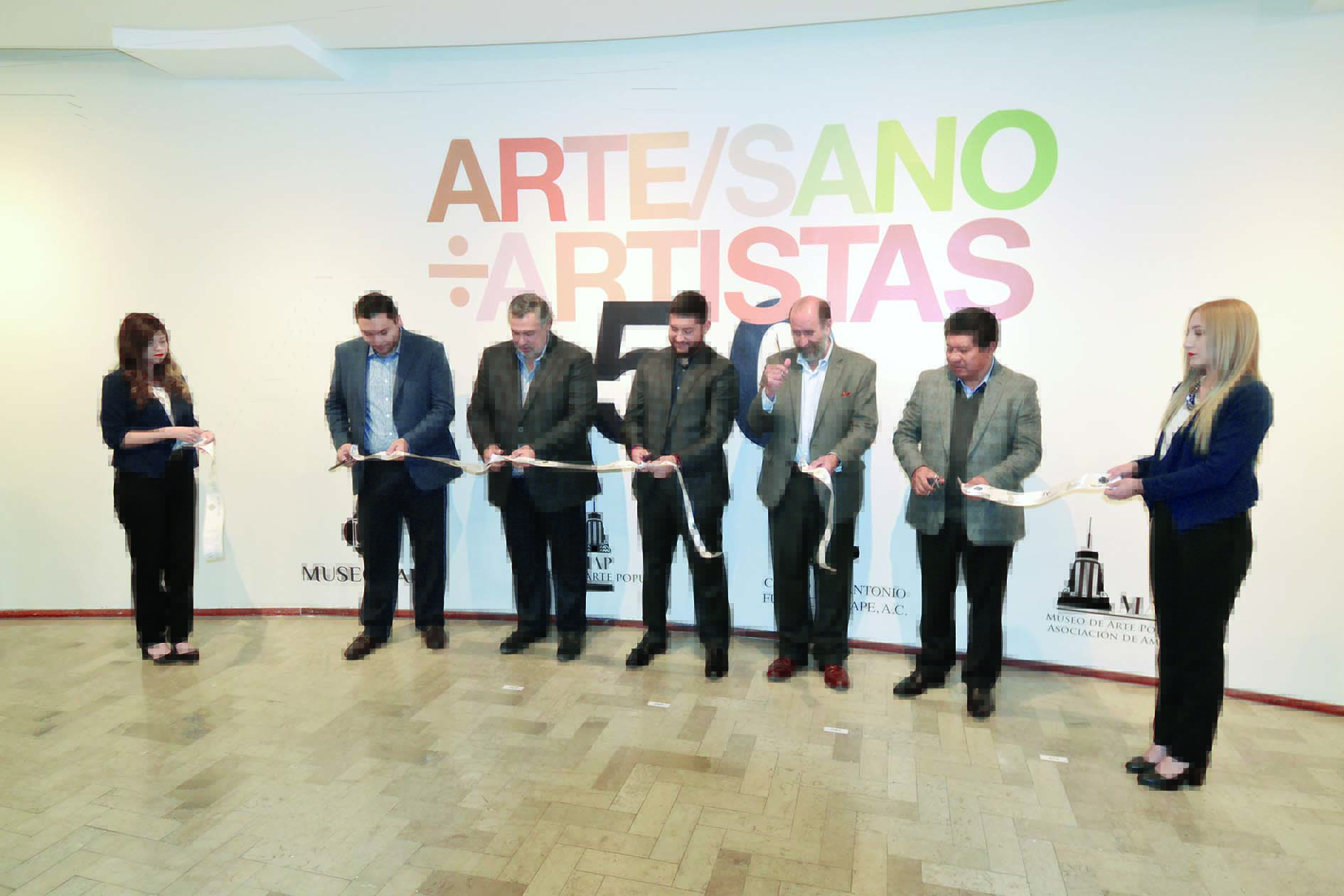 Inauguran la exposición: ‘Arte/Sano entre artistas’