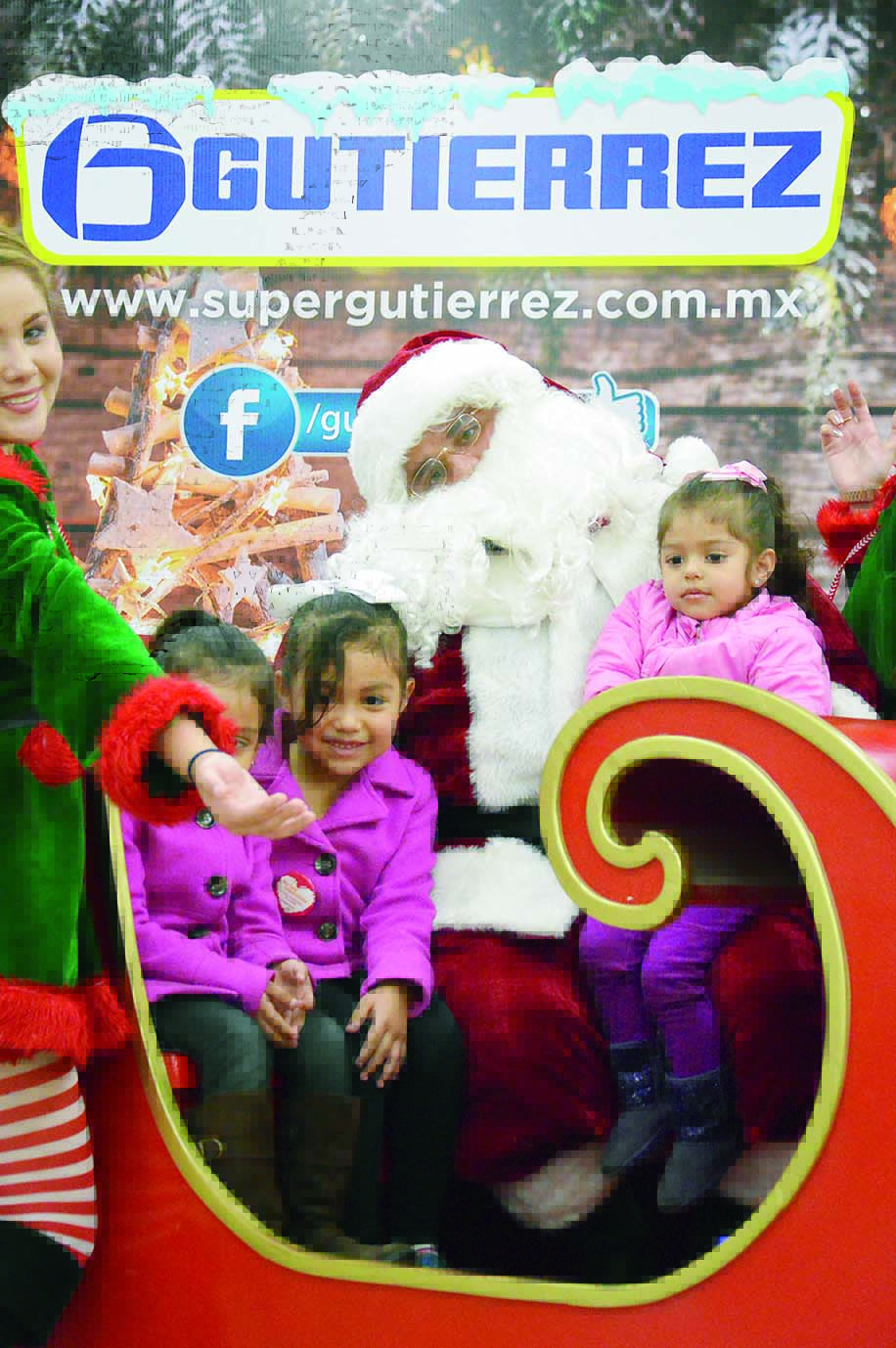 ¡Llega Santa Claus a Súper Gutiérrez!