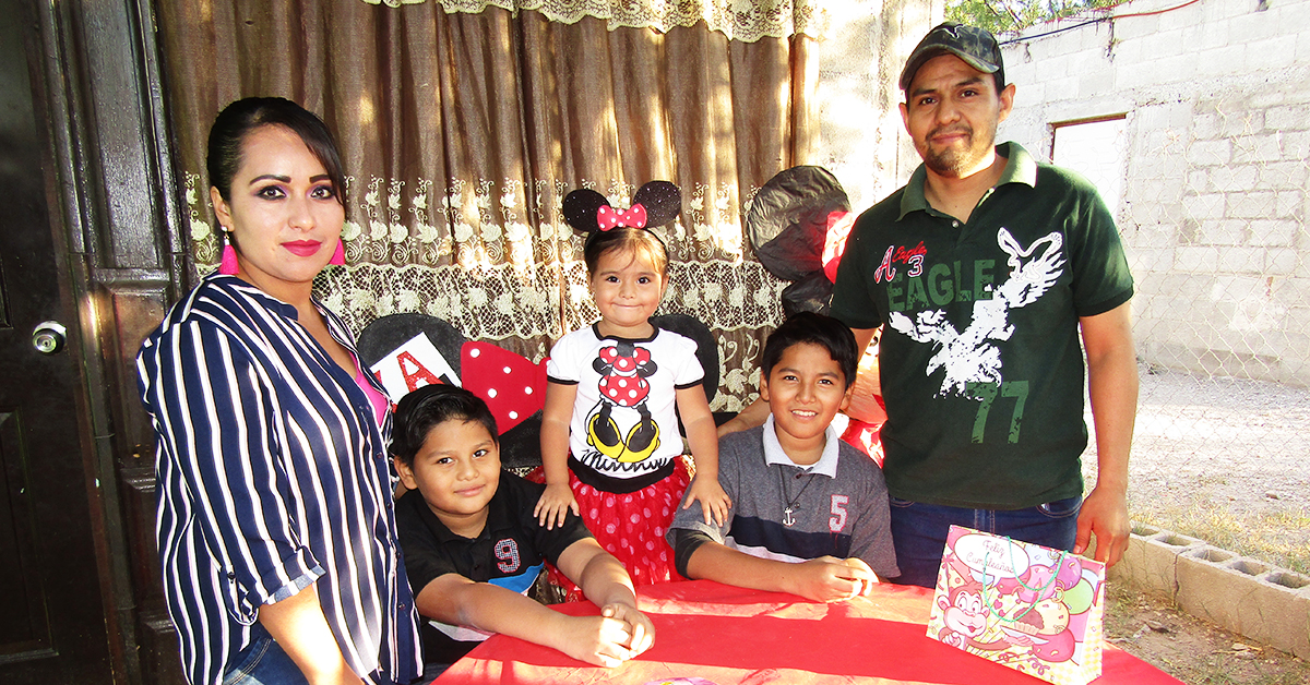 Minnie Mouse en la fiesta de Alexa