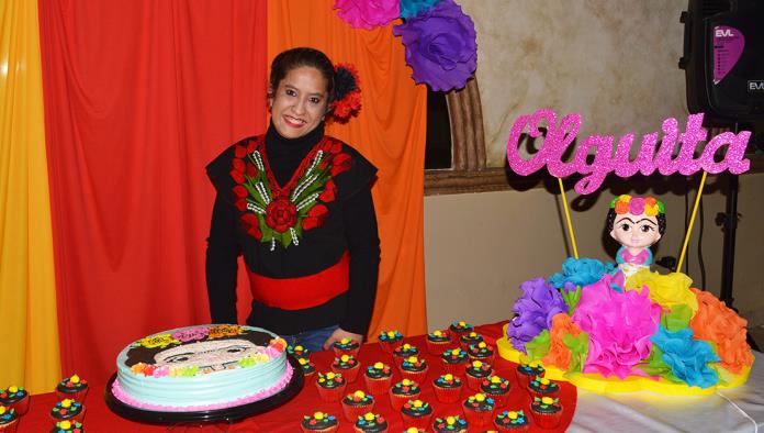 Olga María celebra su cumpleaños
