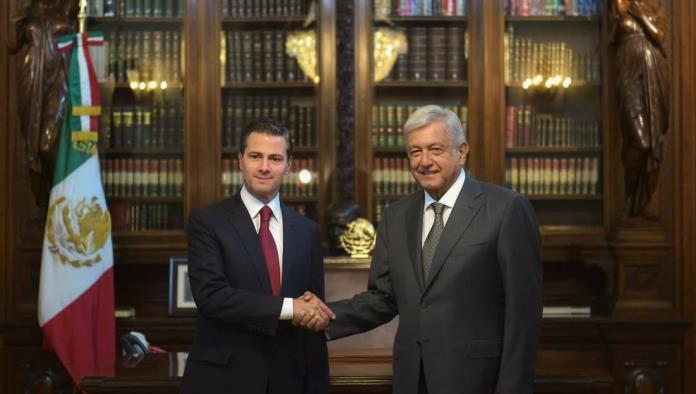 Peña Nieto ofrece a AMLO transición ordenada y eficiente